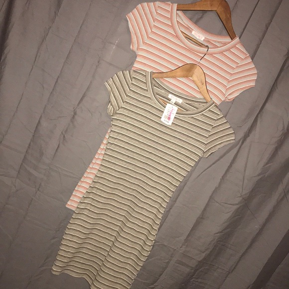 a'gaci Dresses & Skirts - Two Striped Mini Dresses SM/Med Bundle